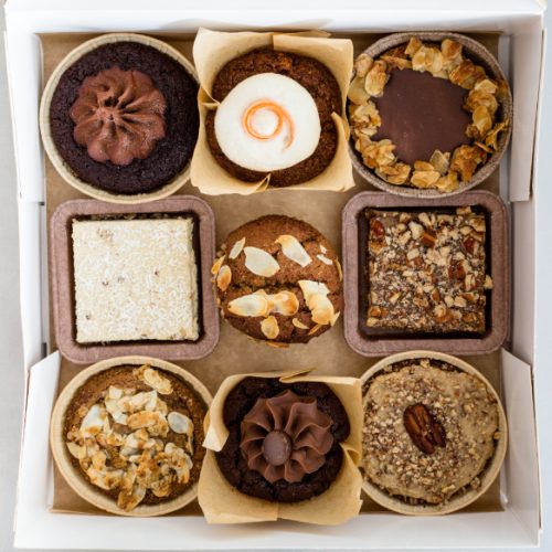 Assortiment aan glutenvrij gebak van Natuurlijk!Charlotte